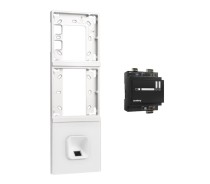 Loxone ekey xLine Fingerprintset Unterputzmontage, Montagerahmen 3-fach