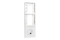 Loxone ekey xLine Fingerprintset Unterputzmontage, Montagerahmen 3-fach