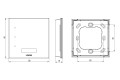 Touch Pure Flex Air Anthrazit - Wallbox